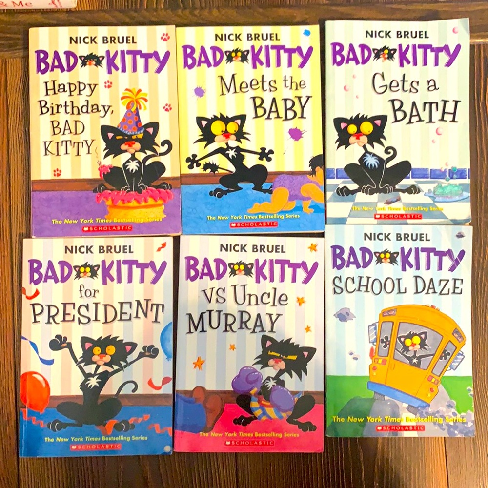 bad kitty book bundle of 6 chapter books classroom